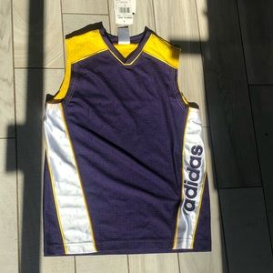 NWT Adidas basketball tank youth small